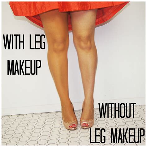 leg makeup non smear